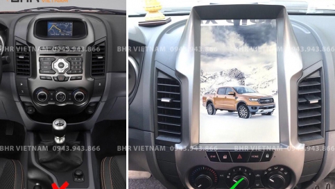 Màn hình DVD Android Tesla Ford Ranger 2013 - nay
